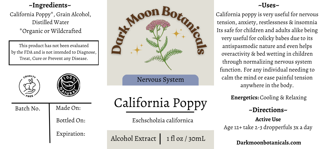 California Poppy Glycerin Extract