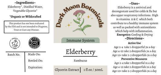 Elderberry Glycerin Extract
