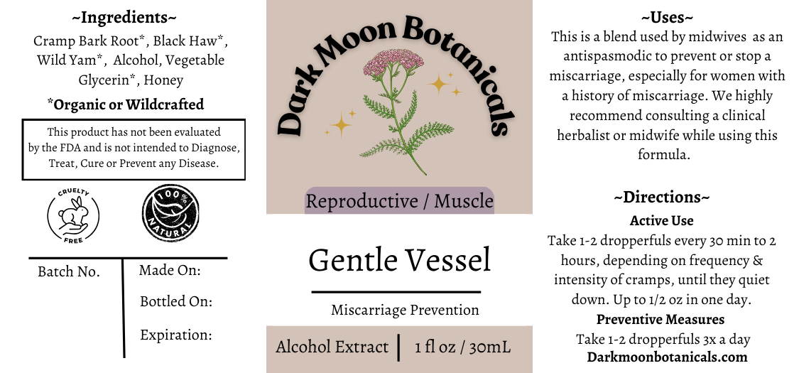 Gentle Vessel Tincture