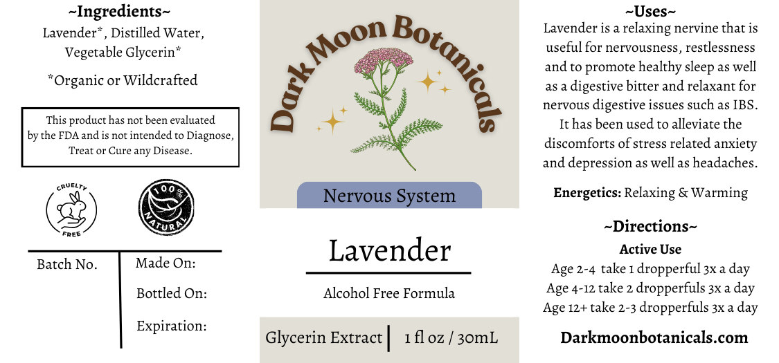Lavender Glycerin Extract
